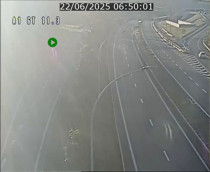 Traffic live webcam Luxembourg Senningerberg - A1 direction Allemagne - BK 11.3