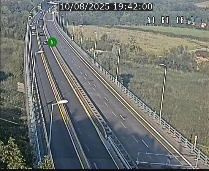 Traffic live webcam Luxembourg Niederanven - A1 direction Allemagne - BK 16.1