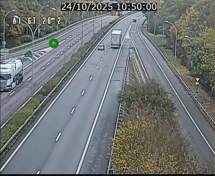 Traffic live webcam Luxembourg Grevenmacher - A1 direction Allemagne - BK 26.2