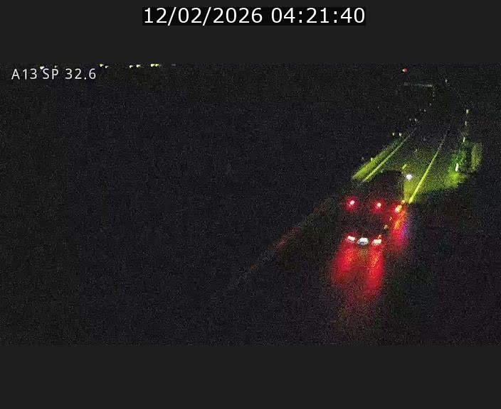 Webcam info trafic A13 à hauteur de Mondorf-les-bains. Vue orientée vers Altwies