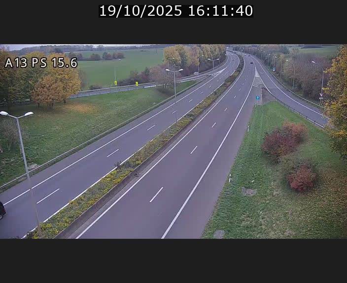 Traffic live webcam Luxembourg Kayl - A13 direction Dudelange - BK 15.6