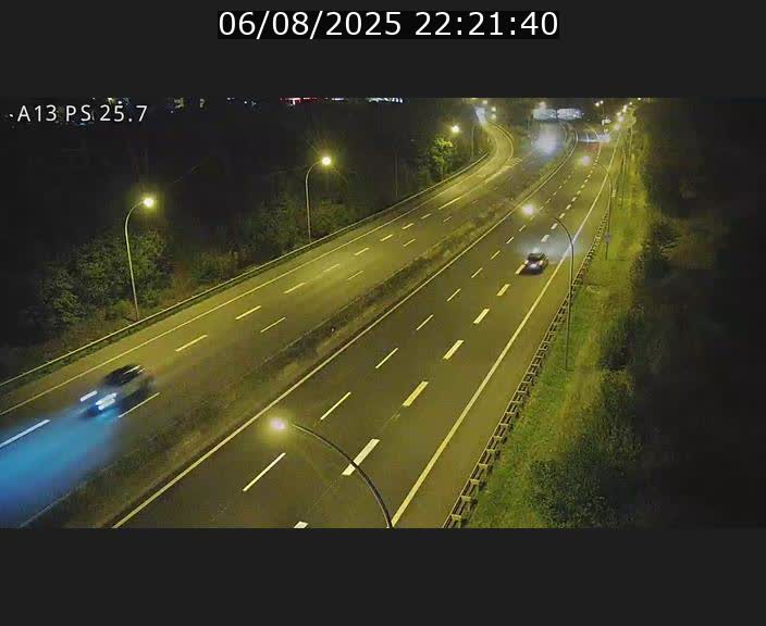 Traffic live webcam Luxembourg Frisange - A13 direction Allemagne - BK 26