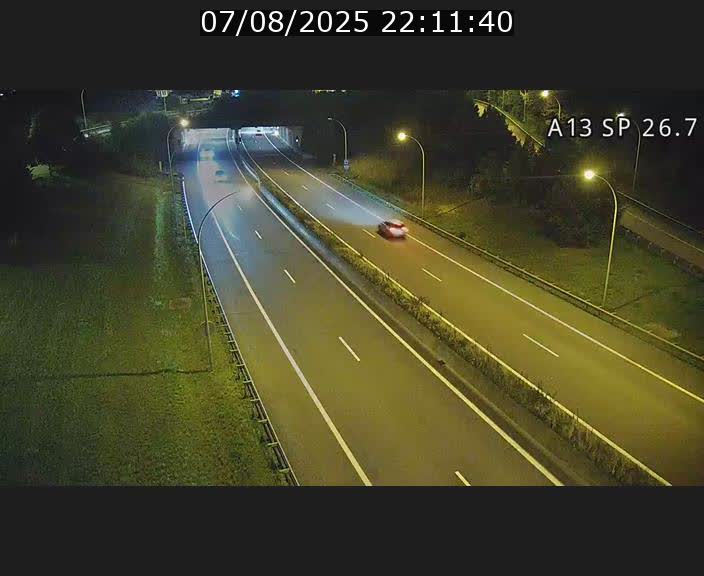 Traffic live webcam Luxembourg Frisange - A13 direction Luxembourg-ville - BK 26.7
