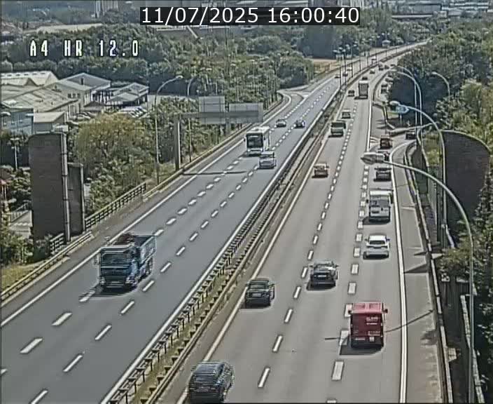 Traffic live webcam Luxembourg Jonction Foetz - A4 - BK 12.0 - direction Esch sur Alzette