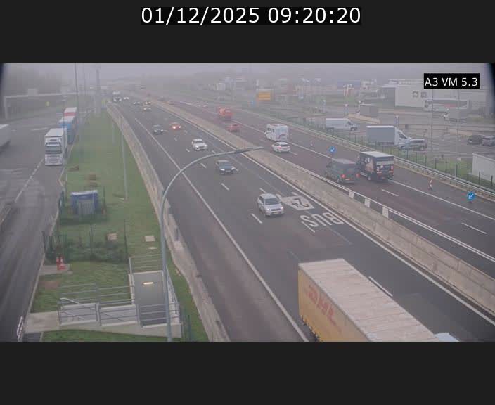 Traffic live webcam Luxembourg Aire de Berchem - A3 - BK 5 - direction France