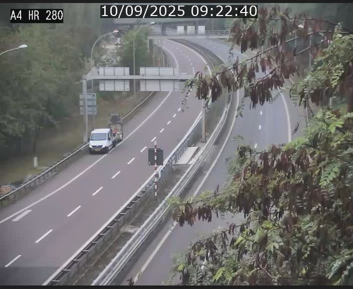Webcam traffic A4 Luxembourg - BK 0.2 - P+R Bouillon (direction Luxembourg)