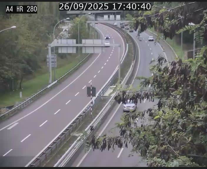 Webcam traffic A4 Luxembourg - BK 0.2 - P+R Bouillon (direction Luxembourg)