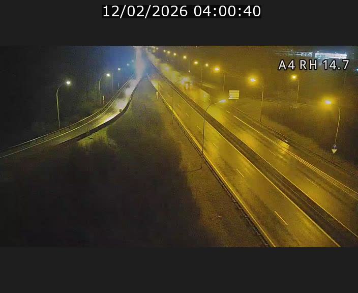 Traffic live webcam Luxembourg Jonction Lankelz - A4 - BK 14.7 - direction Luxembourg