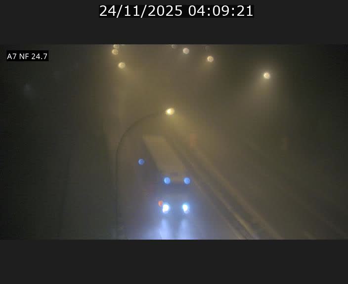 Caméra trafic Luxembourg - A7, Schieren direction Mersch