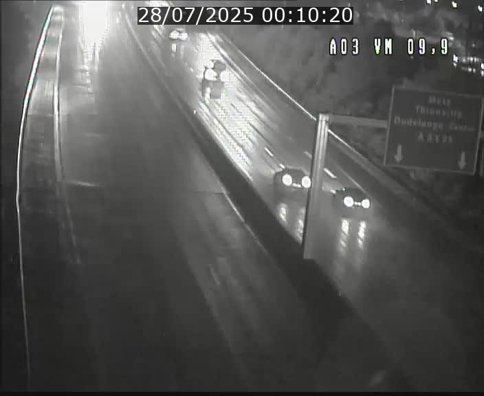 Webcam Autoroute à la Croix de Bettembourg - A3 - BK 9.9 - direction France