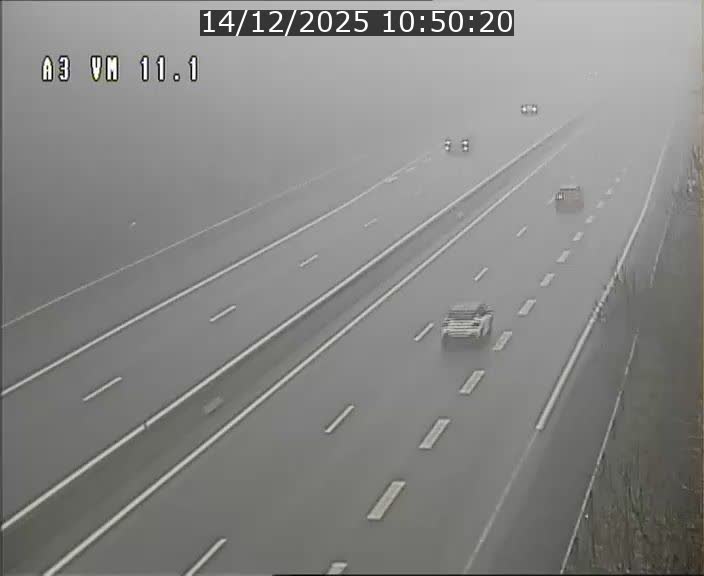 Webcam à la frontière franco-luxembourgeoise, avant la Croix de Bettembourg - BK 11.1 - direction Luxembourg-ville