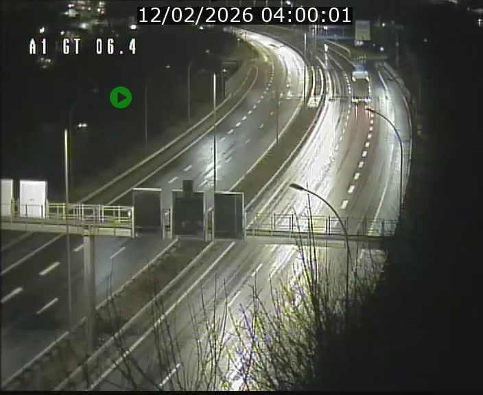 Traffic live webcam Luxembourg Hamm - A1 direction Sandweiler - BK 6.4