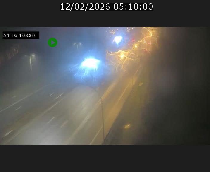 Traffic live webcam Luxembourg Senningerberg - A1 direction Luxembourg Kirchberg - BK 10.3