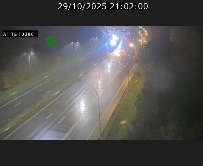 Traffic live webcam Luxembourg Senningerberg - A1 direction Luxembourg Kirchberg - BK 10.3