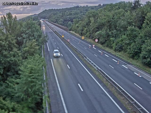 Caméra autoroute France - A30, Hayange direction Metz