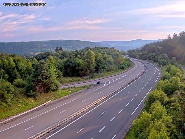 Caméra autoroute France - N57, Côte de la demoiselle direction Remiremont