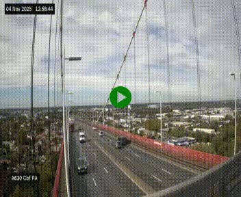 Webcam autoroute sur le périphérique de Bordeaux (A630) au nord de la ville. Caméra située sur le Pont d'Aquitaine.
