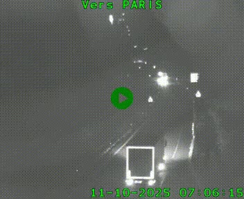 Caméra routière sur l'autoroute A20 à Bessines-sur-Gartempe. Vue orientée vers Paris