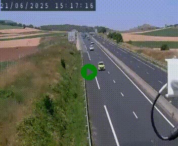 Caméra autoroute A75 à hauteur de Le Crest, en direction de Montpellier