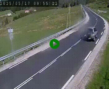 Webcam routière au niveau du col de la Chavade en Ardèche, sur la N102 à 1266 mètres d'altitude