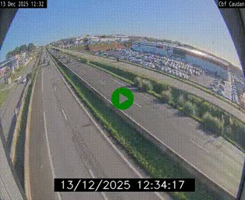 Webcam sur la N165 à hauteur de Caudan, dans le Morbihan.