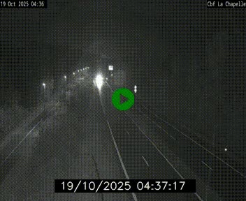 Webcam sur le périphérique de Nantes (N844) à hauteur de Porte de la Chapelle, au nord de la ville