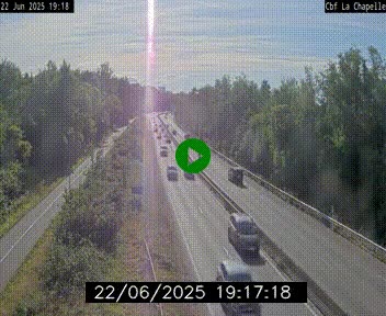 Webcam sur le périphérique de Nantes (N844) à hauteur de Porte de la Chapelle, au nord de la ville