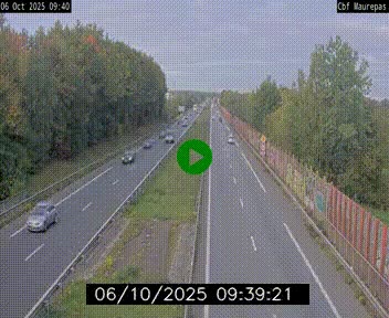 Webcam sur le périphérique de Rennes (N136) à hauteur de Maurepas, au nord de la ville
