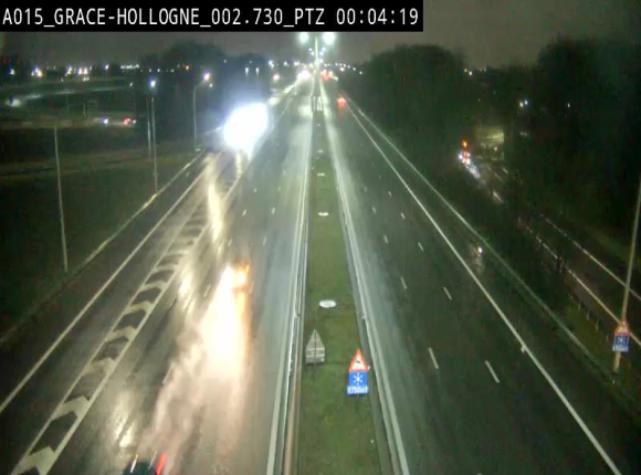Caméra trafic Belgique - Grâce-Hollogne - E42, jonction avec A604, direction Loncin/Aéroport de Liège -  BK 3.2