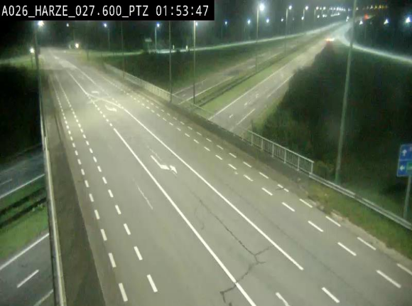 Caméra autoroute Belgique - Sougné-Remouchamps,E25 direction Luxembourg