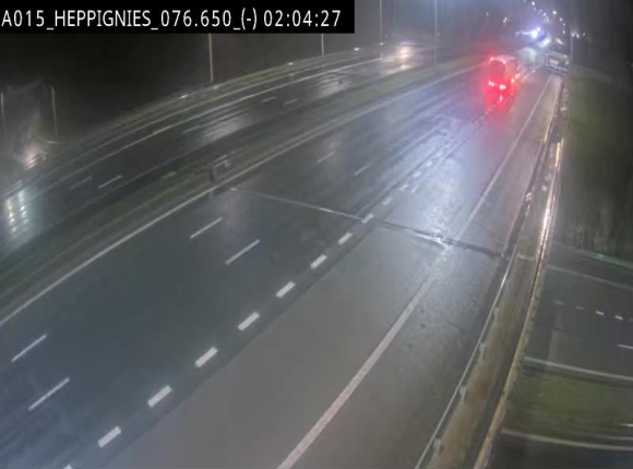 Webcam autoroute Belgique - Heppignies - E42 direction Namur - BK 76.4
