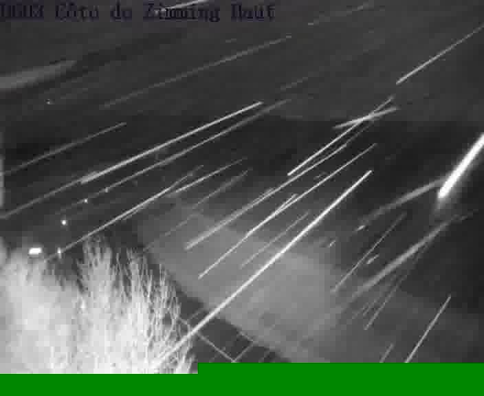 Webcam sur la D603 située en haut de la Côte de Zimming. Vue orientée vers Saint-Avold.