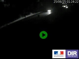 Caméra autoroutière sur l'A47 à hauteur de Givors, a proximité de Lyon. La webcam est orientée vers Lyon