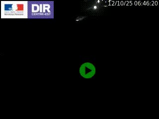Webcam traffic à Grenoble-sud sur l'autoroute A480. Vue orientée vers l'entrée et la sortie de Grenoble