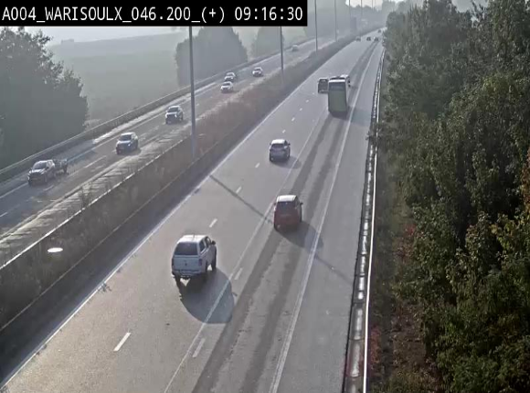 Webcam autoroute Belgique - Warissoulx - E411 - BK 46.2