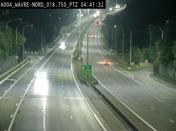Webcam traffic E411(A4) - BK 18.7 - Bierges (Wavre Nord)