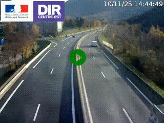 Caméra sur la Nationale 90 (N90) à La Léchère, en direction et à proximité d'Albertville