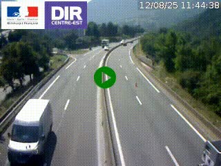 Caméra sur la Nationale 90 (N90) à La Léchère, en direction et à proximité d'Albertville