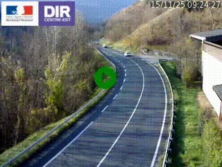 Caméra trafic sur la N90 à Bourg-Saint-Maurice, en provenance d'Aoste et en direction d'Albertville