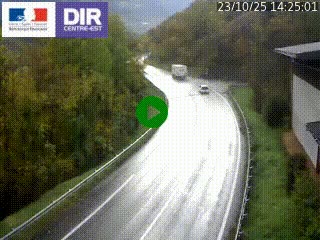 Caméra trafic sur la N90 à Bourg-Saint-Maurice, en provenance d'Aoste et en direction d'Albertville