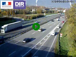Caméra routière à hauteur de la sortie 15 Chambéry-centre au PK 4,103 en direction d'Albertville
