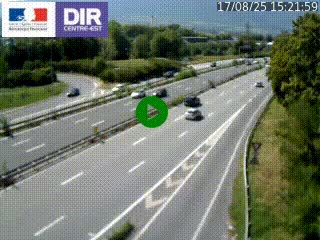 Caméra routière à hauteur de la sortie 15 Chambéry-centre au PK 4,103 en direction d'Albertville