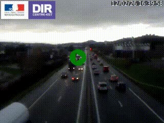 Caméra autoroute à Saint-Etienne (Les Littes) à hauteur du Ikea Saint-Etienne sur l'A72 en direction de Roanne