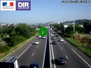 Caméra autoroute à Saint-Etienne (Les Littes) à hauteur du Ikea Saint-Etienne sur l'A72 en direction de Roanne
