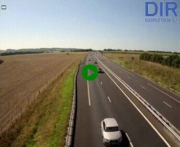 Webcam sur A84 à hauteur de l'échangeur de Poilley avec la N175, au sud d'Avranches