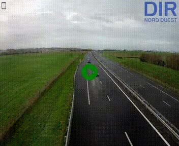 Webcam sur A84 à hauteur de l'échangeur de Poilley avec la N175, au sud d'Avranches