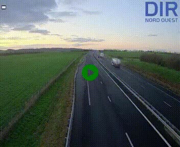 Webcam sur A84 à hauteur de l'échangeur de Poilley avec la N175, au sud d'Avranches