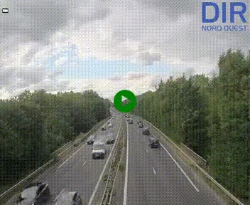 Webcam sur le périphérique de Caen (N814) à l'est de la ville, à Mondeville hauteur de la sortie 2, Presqu'île-Rives de l'Orne, au bout de l'autoroute A13
