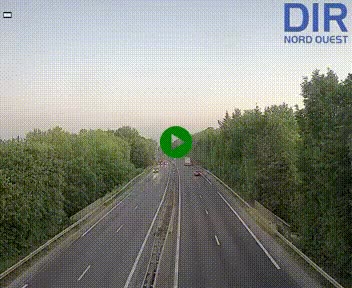 Webcam sur le périphérique de Caen (N814) à l'est de la ville, à Mondeville hauteur de la sortie 2, Presqu'île-Rives de l'Orne, au bout de l'autoroute A13