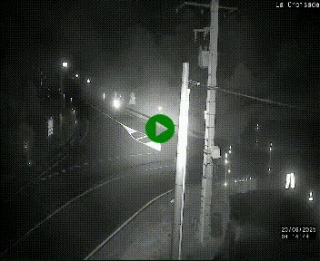 Webcam au carrefour de la croisade, à la jonction entre la N22 et la N320, avant le poste de douane franco-andorrane. Webcam à 1790 mètres d'altitude